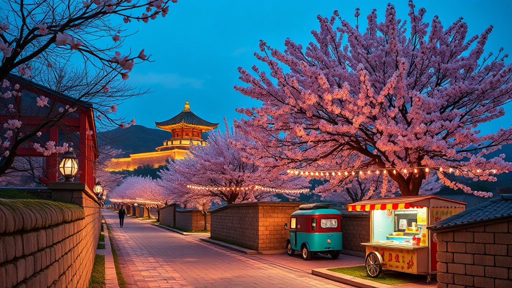 주변 명소 및 연계 여행 코스 (realistic 스타일)