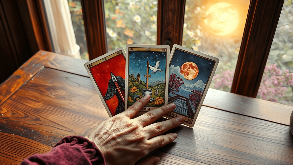 타로 카드 시작하기 (realistic 스타일)