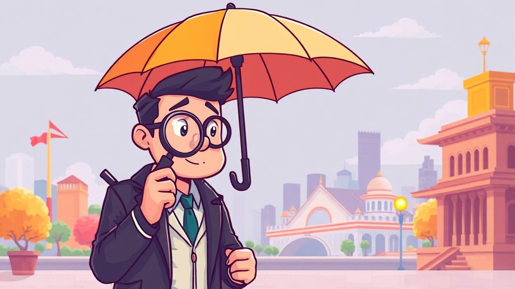 해외 투자자, 더 안전하게! (cartoon 스타일)