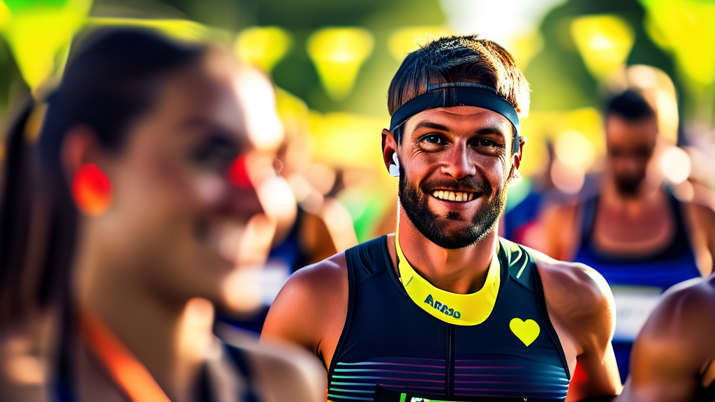 기념품, 배번호, 완주 혜택: 특별함을 더하다 (realistic 스타일)