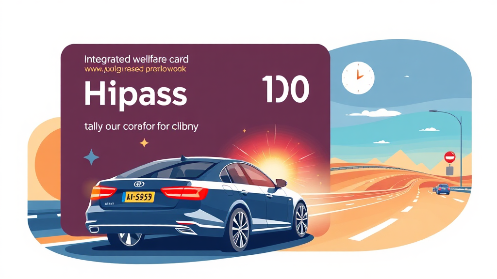 하이패스 Q&A (illustration 스타일)