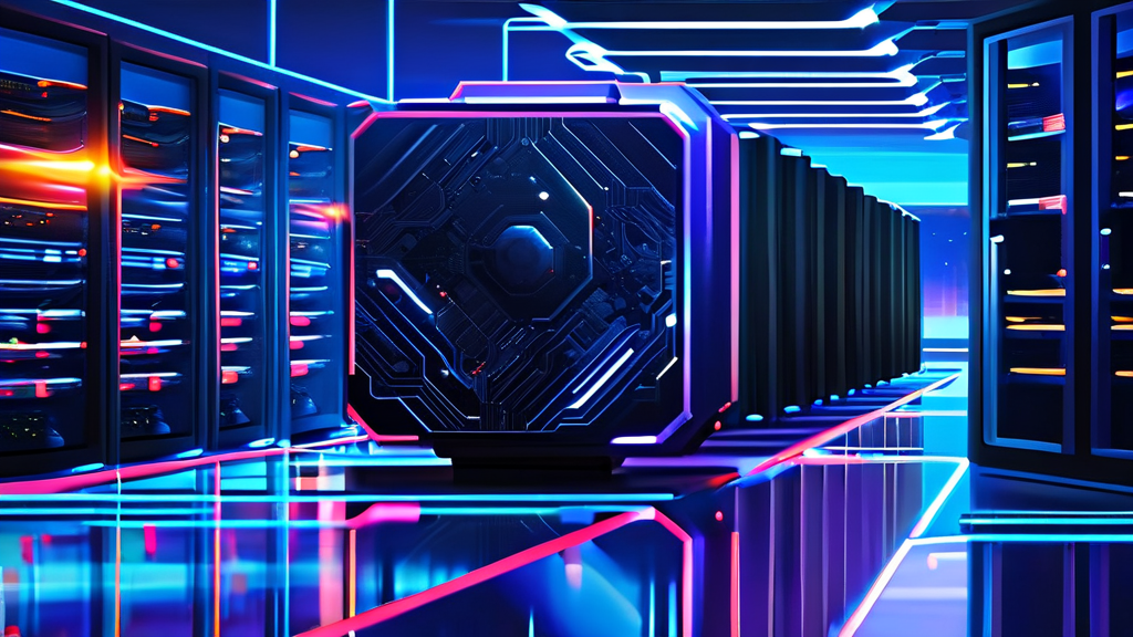 리벨리온: AI 반도체의 새로운 지평 (illustration 스타일)