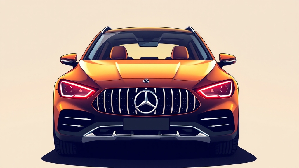 GLC 전기차 디자인 분석 (cartoon 스타일)