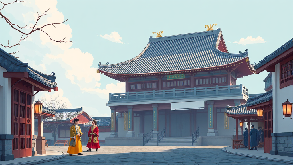 조선 시대로 떠나는 시간 여행, 문경새재 오픈세트장 (illustration 스타일)