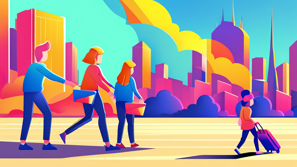 행복내일, 당신의 미래를 위한 현명한 선택 (cartoon 스타일)