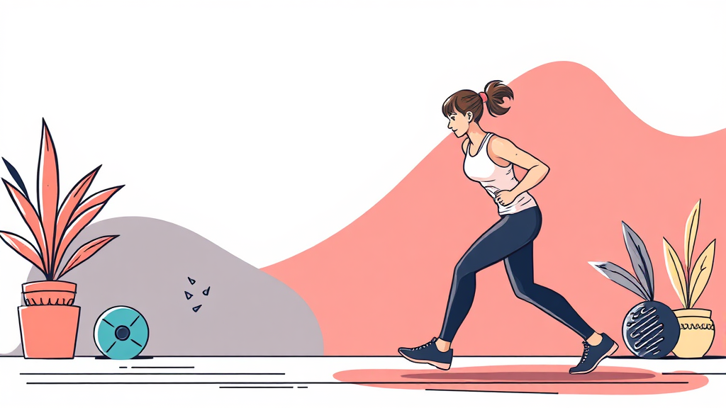 운동 부족, 혈당 상승의 또 다른 주범 (illustration 스타일)