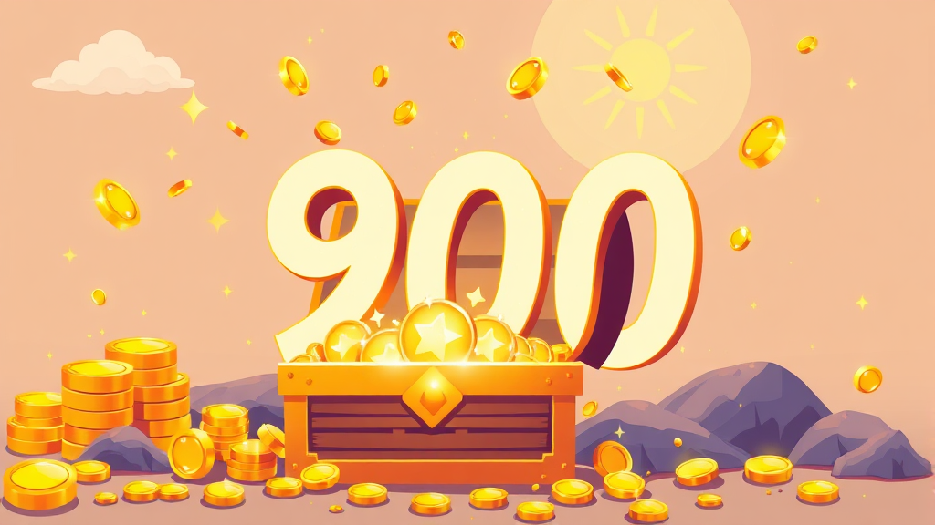900점의 의미와 중요성 (illustration 스타일)