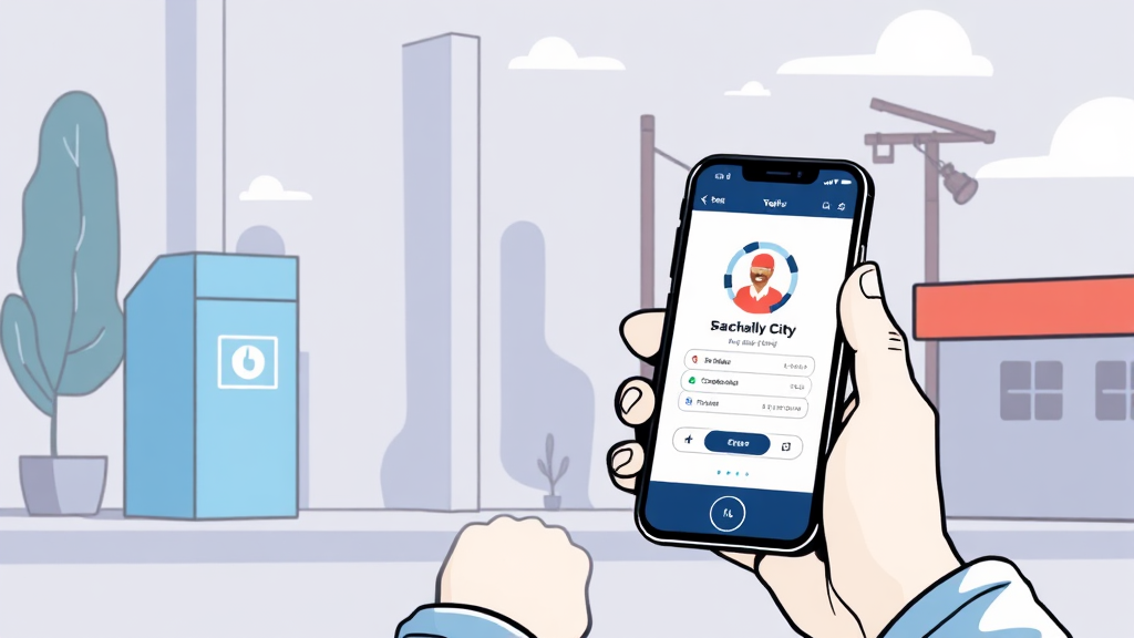 삼천리 도시가스 서비스, 더 스마트하게 이용하는 꿀팁 (illustration 스타일)