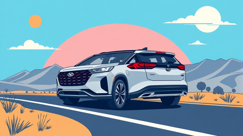 결론: 팰리세이드, 미국 시장을 넘어 세계로! (illustration 스타일)