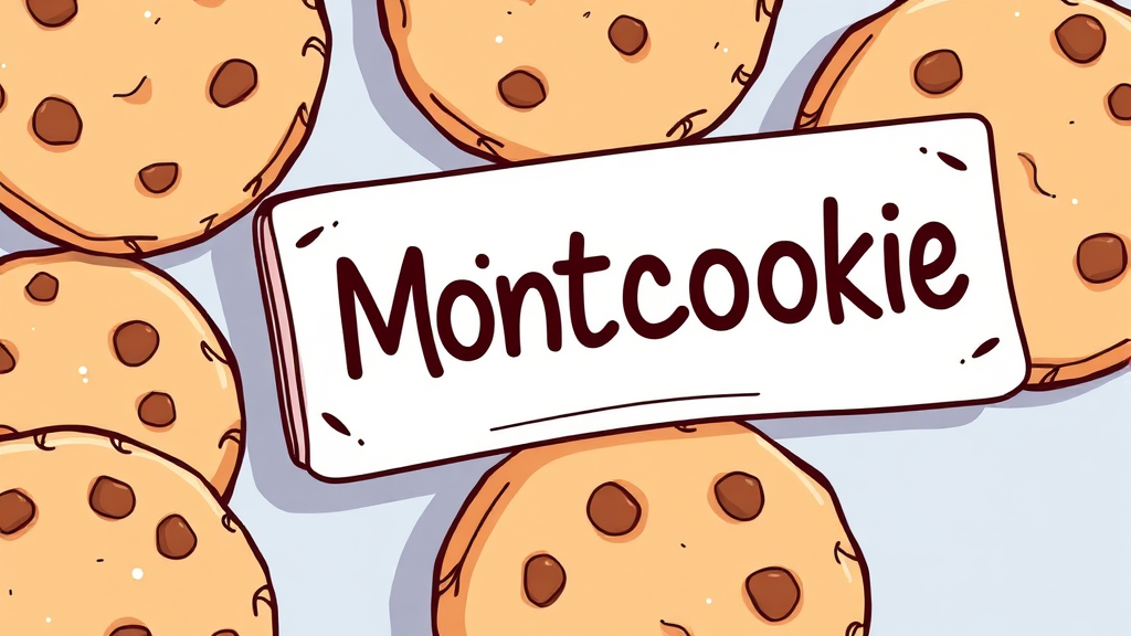 몬드쿠키 vs 몬트쿠키: 차이점과 관계 분석 (illustration 스타일)