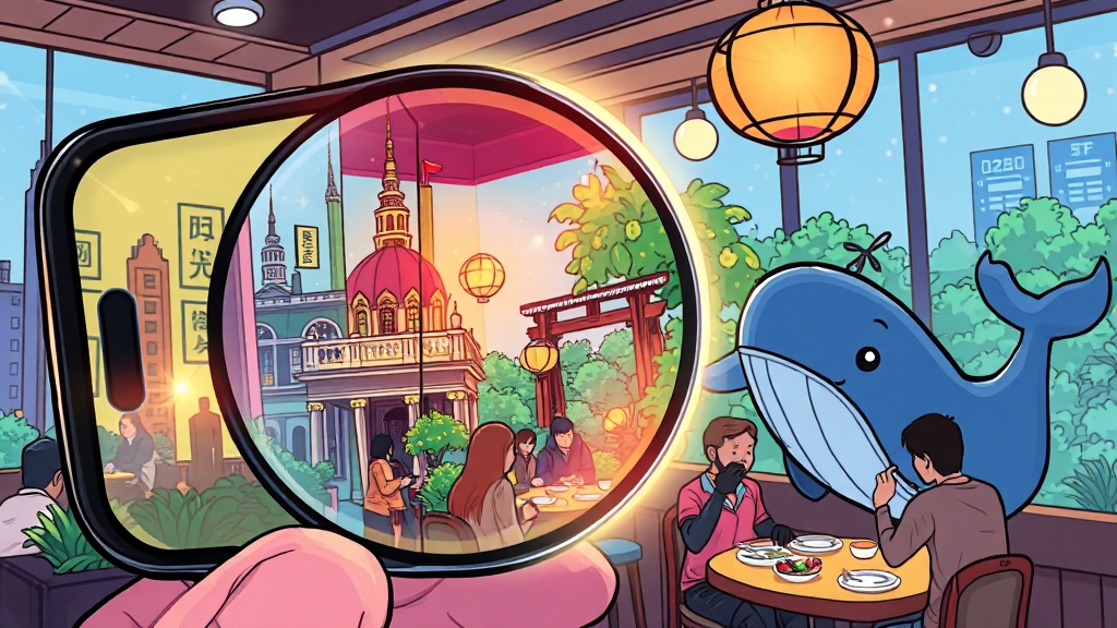 스마트렌즈: 정보 탐색 마법 (cartoon 스타일)