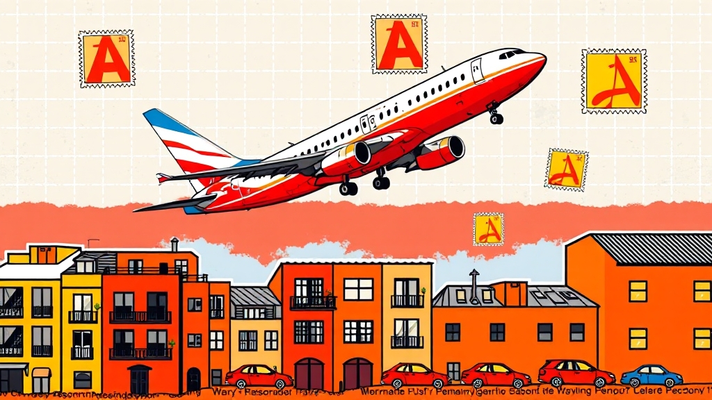 성수기 가격, 어떻게 절약할까? (popart 스타일)