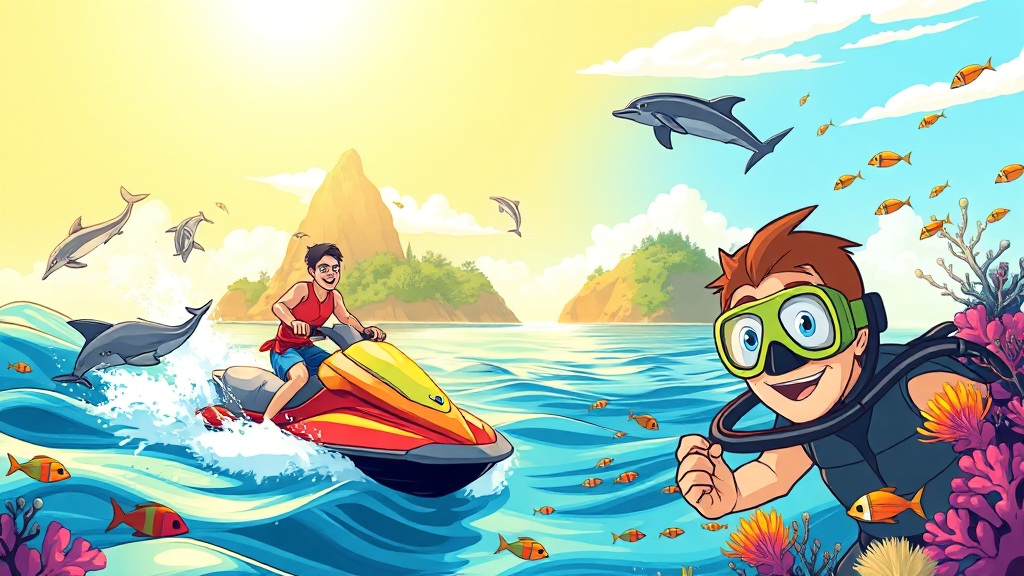 코스별 액티비티 분석 (cartoon 스타일)