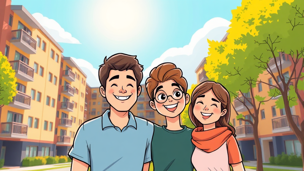 공공임대주택이란? (cartoon 스타일)