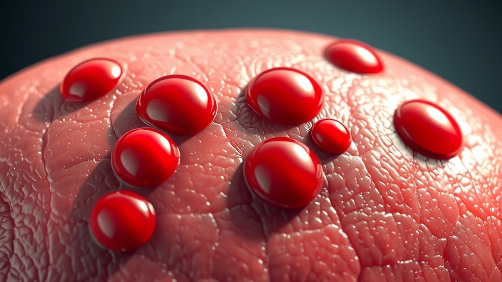 혈관종 종류별 특징 (realistic 스타일)