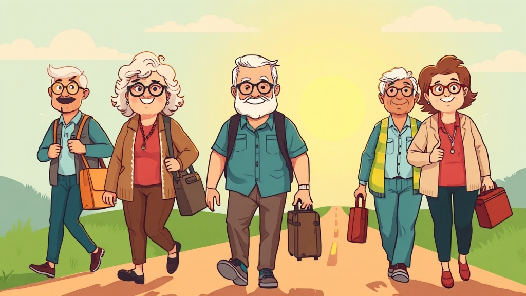 정년연장, 왜 중요할까? (cartoon 스타일)