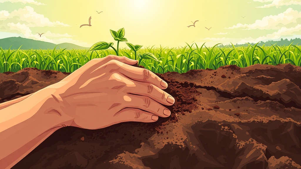 심기 전 준비 과정 (illustration 스타일)