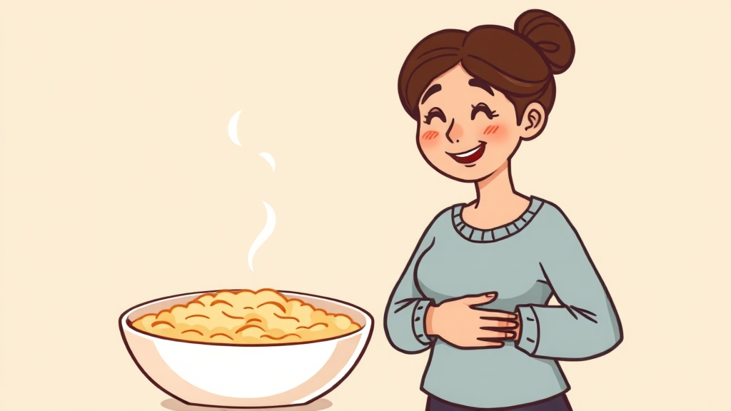 장염 회복 돕는 식단 관리법 (cartoon 스타일)