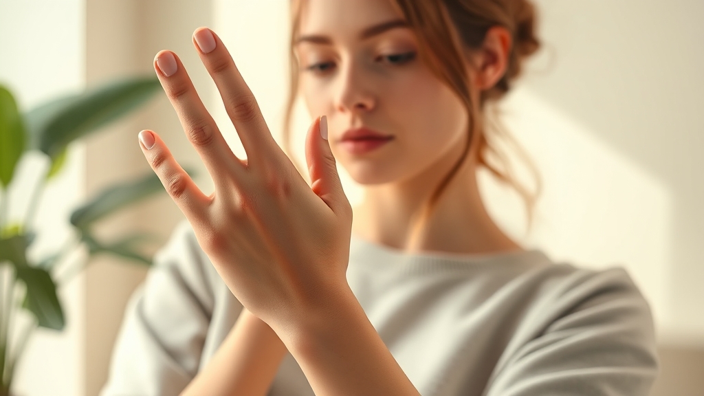 통증 예방 & 관리: 생활 습관 개선 (realistic 스타일)