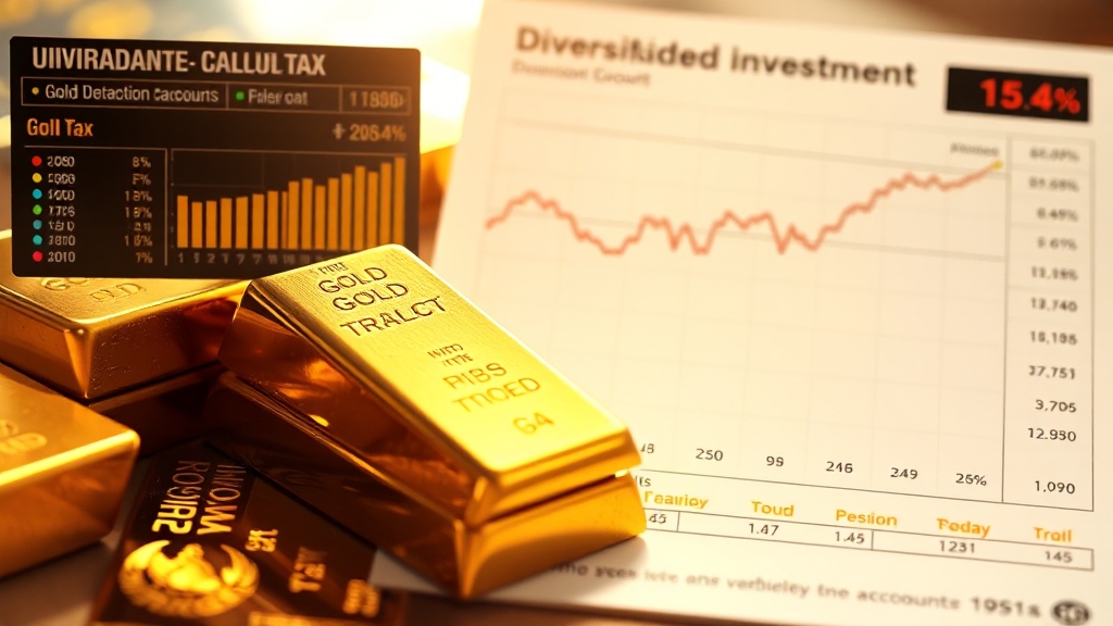 금 ETF 투자: 세금 및 리스크 (realistic 스타일)