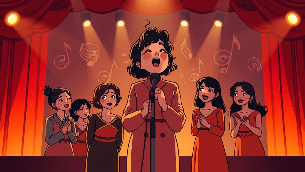 은퇴와 마지막 공연 소회 (cartoon 스타일)