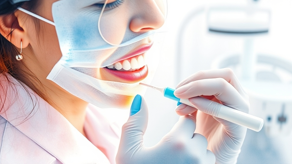 미백 부작용 및 안전성 (watercolor 스타일)