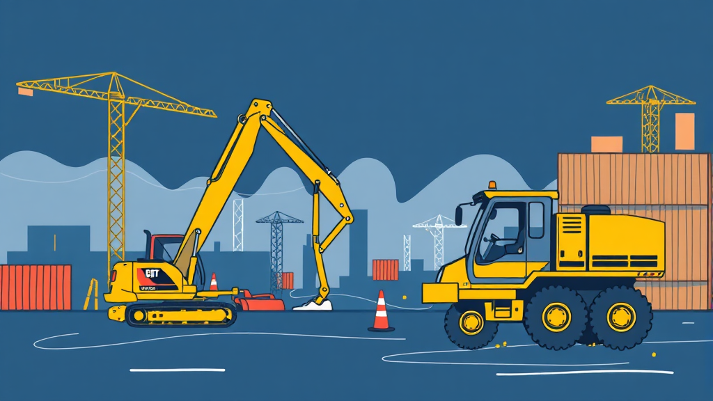 건설기계 광고 규제 완화 총정리 7 건설기계 구매 및 임대 시 고려 사항 (illustration 스타일)