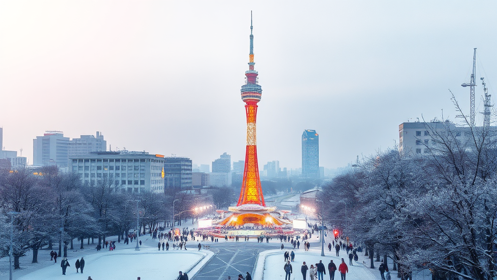 안전 여행지 1: 삿포로 상세 정보 (watercolor 스타일)
