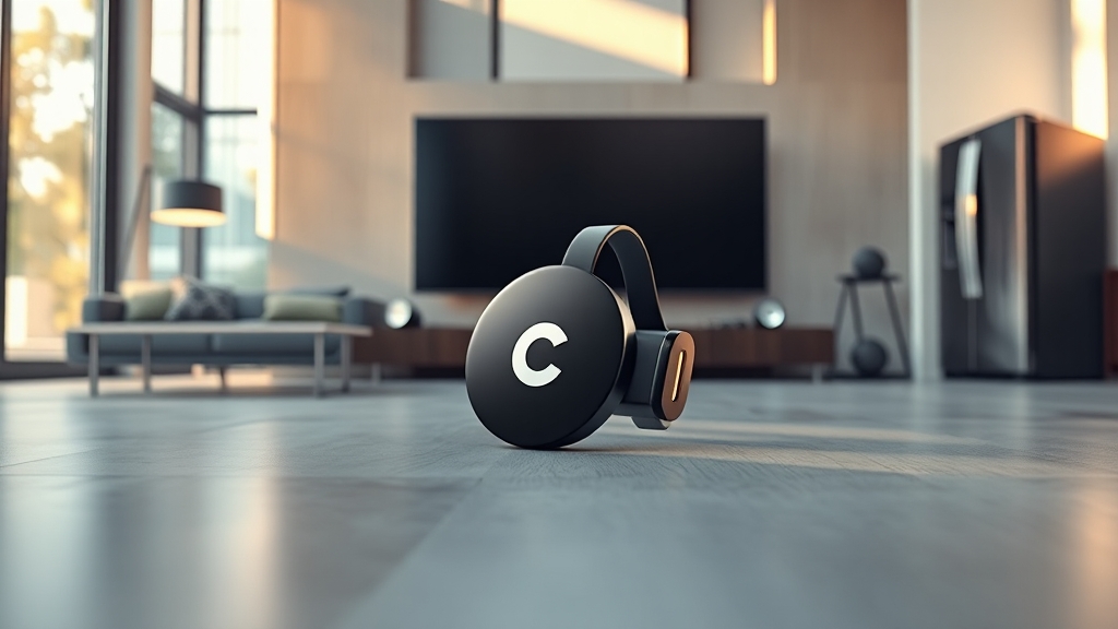 크롬캐스트 5세대: 강력한 성능 (realistic 스타일)