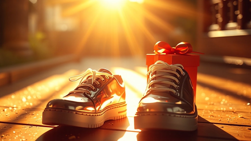 신발 선물 꿈: 의미 (realistic 스타일)