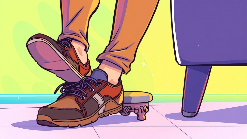 쿠팡 알바, 발 건강 관리 꿀팁 대방출! (cartoon 스타일)