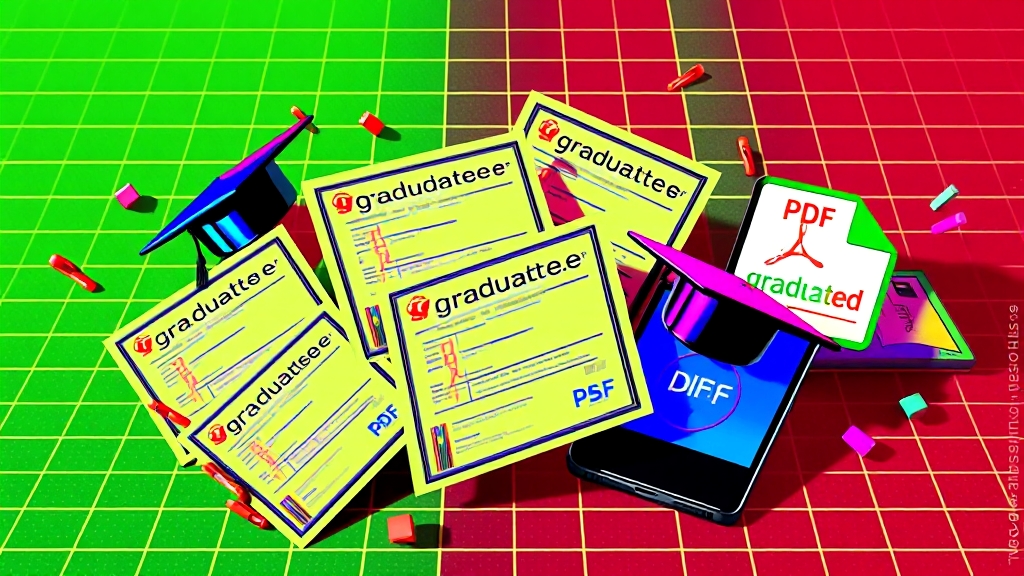 졸업증명서 PDF 저장 및 출력 방법 (popart 스타일)