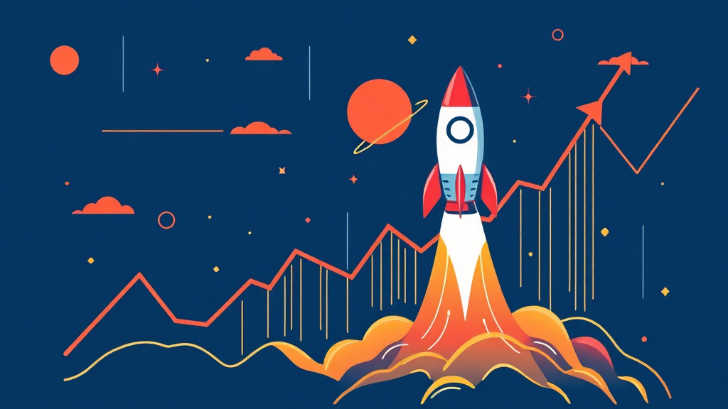 로켓랩 주가 전망 2026: 월가와 애널리스트들의 시선 (illustration 스타일)