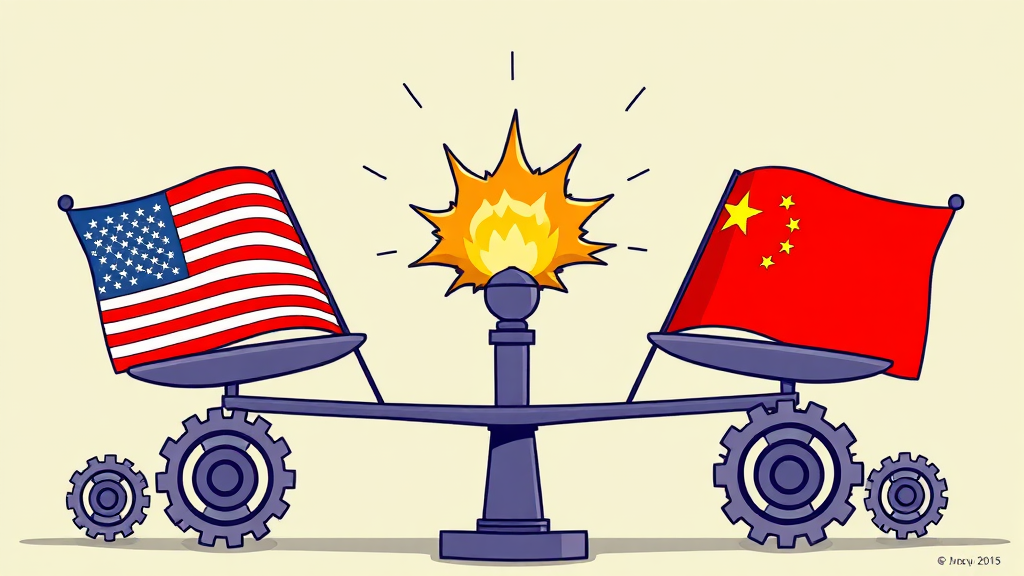 무역전쟁이란 무엇인가? 기본 개념 이해하기 (cartoon 스타일)