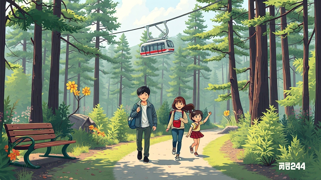 화담숲 기본 정보 (cartoon 스타일)