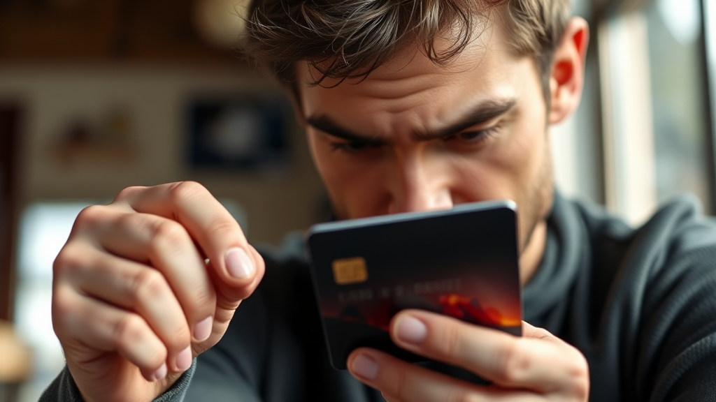 카드 분실·도난 시 긴급 대처 방법 (realistic 스타일)