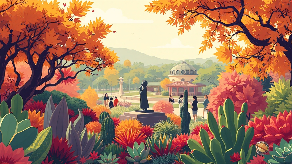 선인장&다육식물전 개요 (cartoon 스타일)