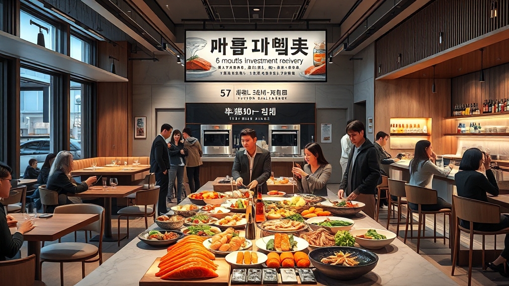 창업 비용 & 수익성 비교 (realistic 스타일)