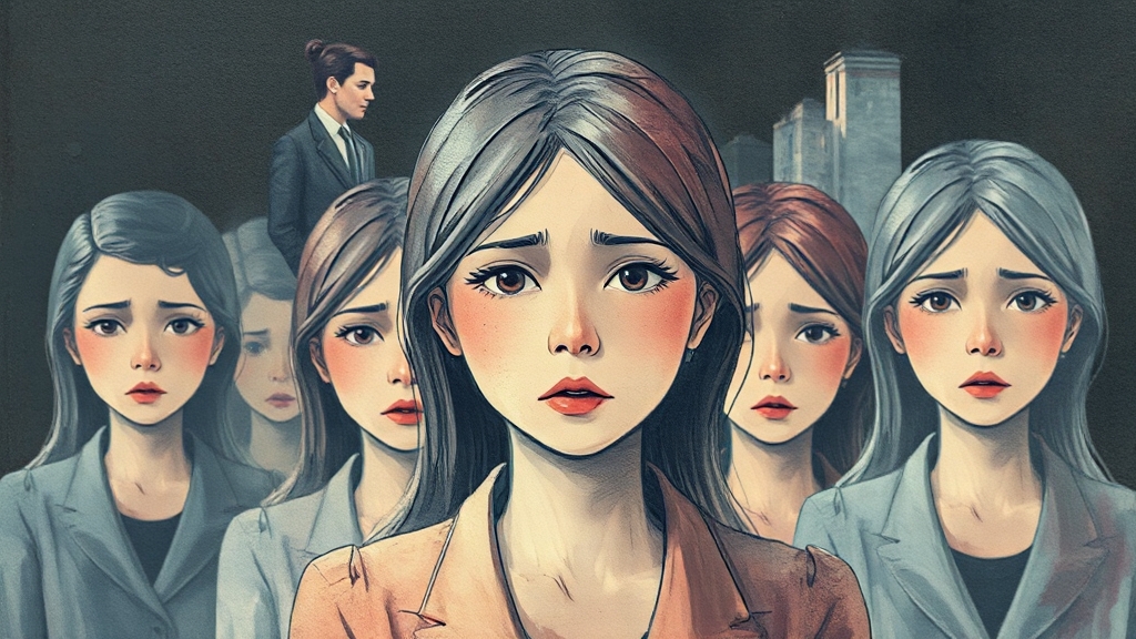 번아웃이란 무엇일까요? (watercolor 스타일)