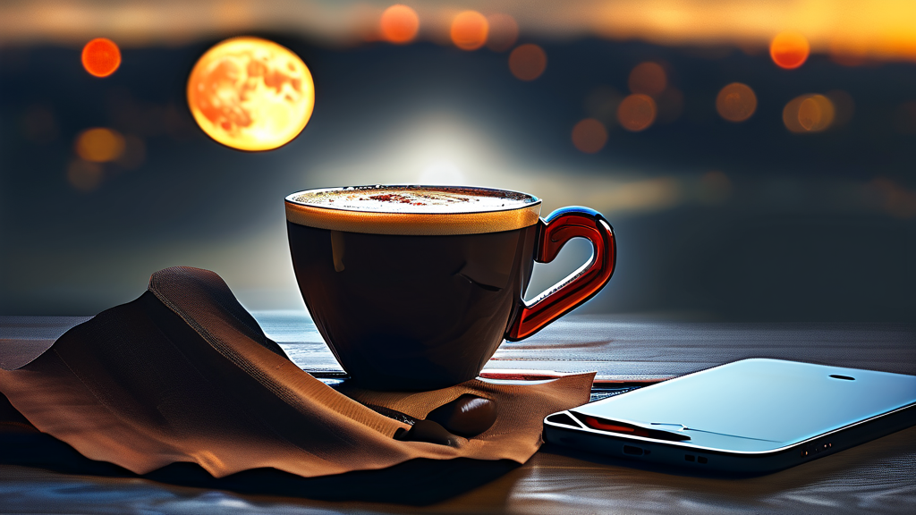 수면의 질을 떨어뜨리는 생활 습관 (realistic 스타일)