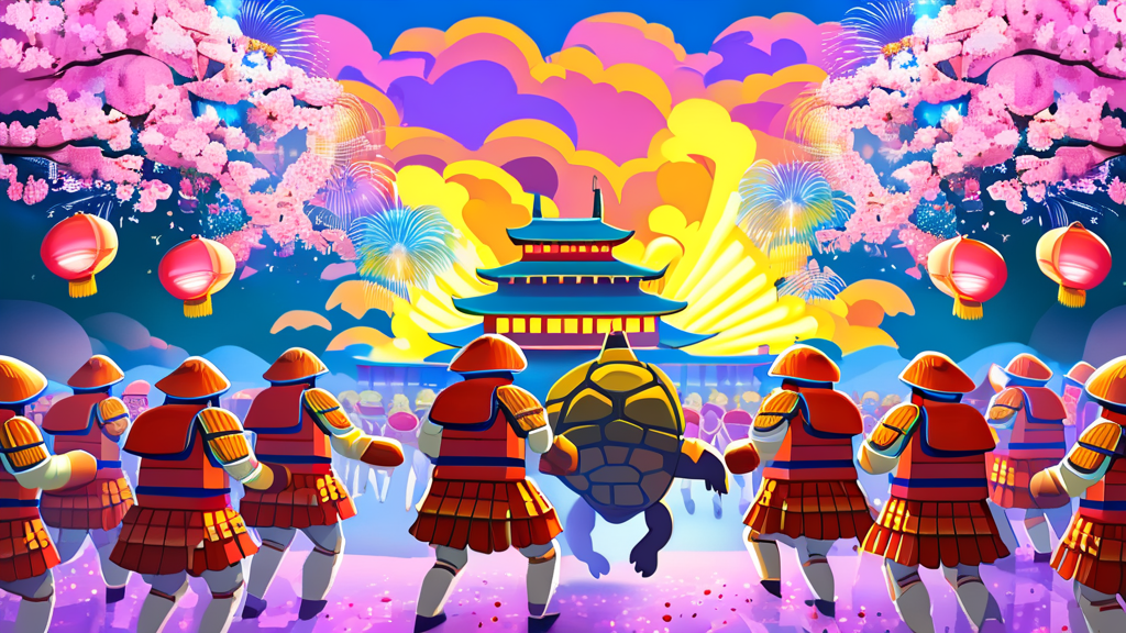 축제를 더욱 풍성하게: 주요 행사 및 즐길 거리 (cartoon 스타일)