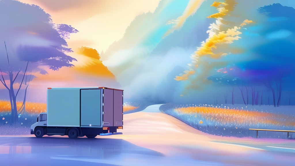 화물복지카드 사용 혜택 및 주의사항 (watercolor 스타일)