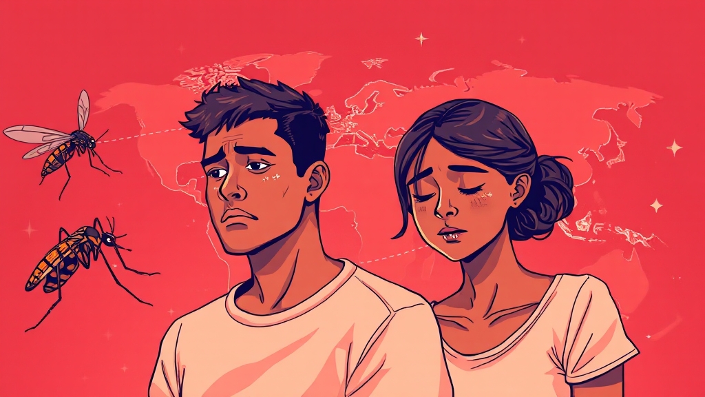 말라리아란 무엇일까요? (illustration 스타일)