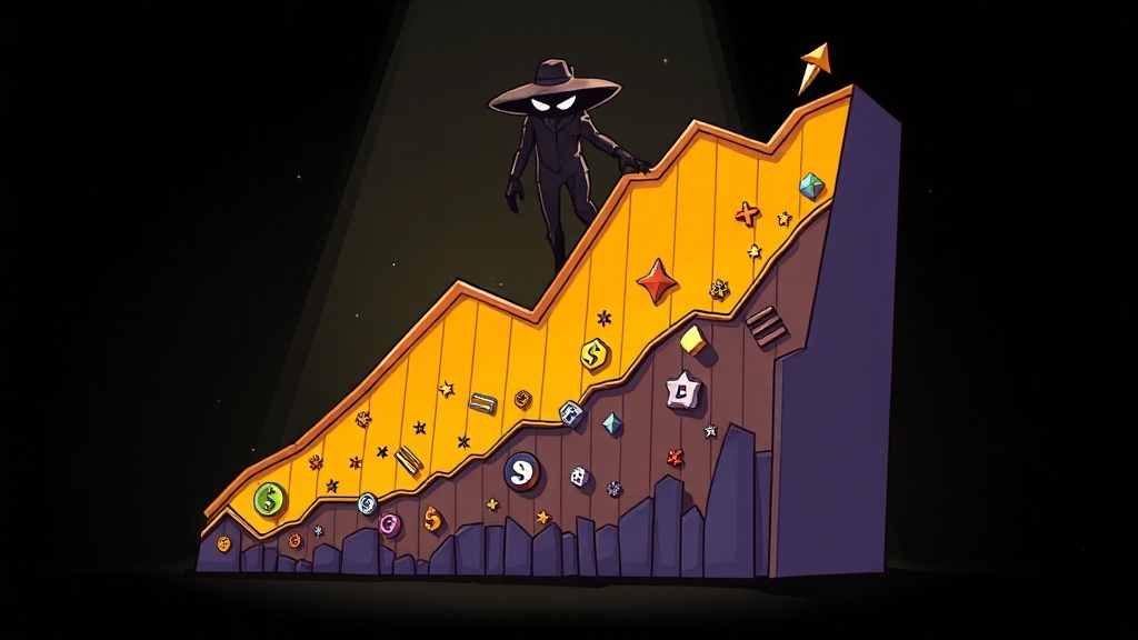 스테이블코인 리스크 (cartoon 스타일)