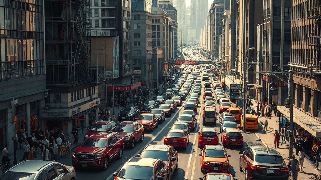 교통유발부담금이란? (realistic 스타일)