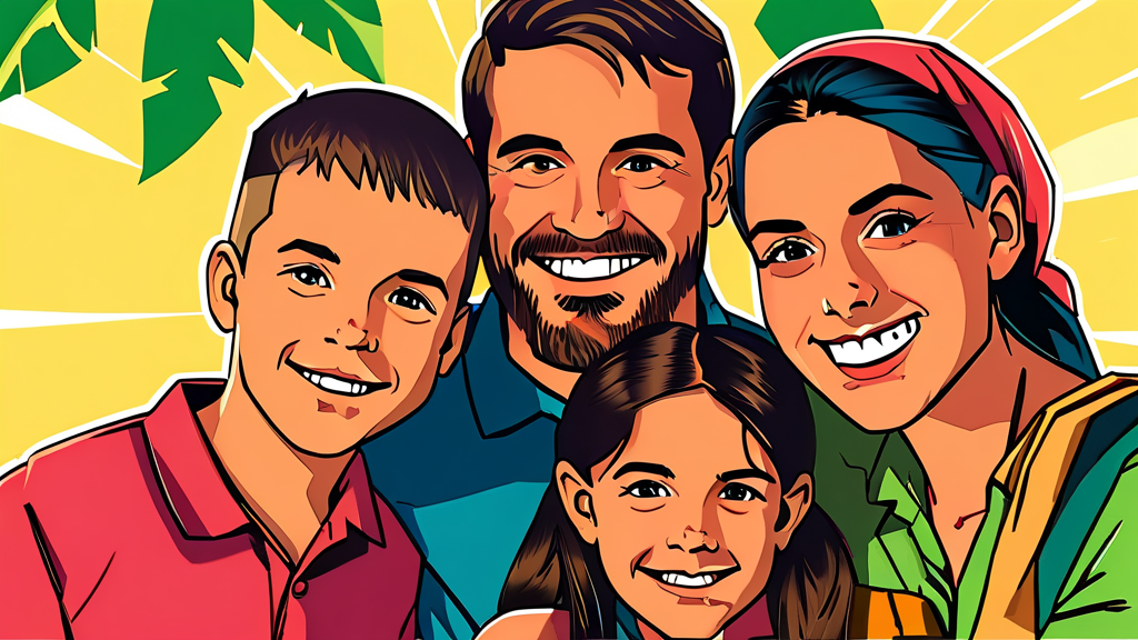 생활의 편리함을 더하는 에너지 및 주거 지원 (cartoon 스타일)