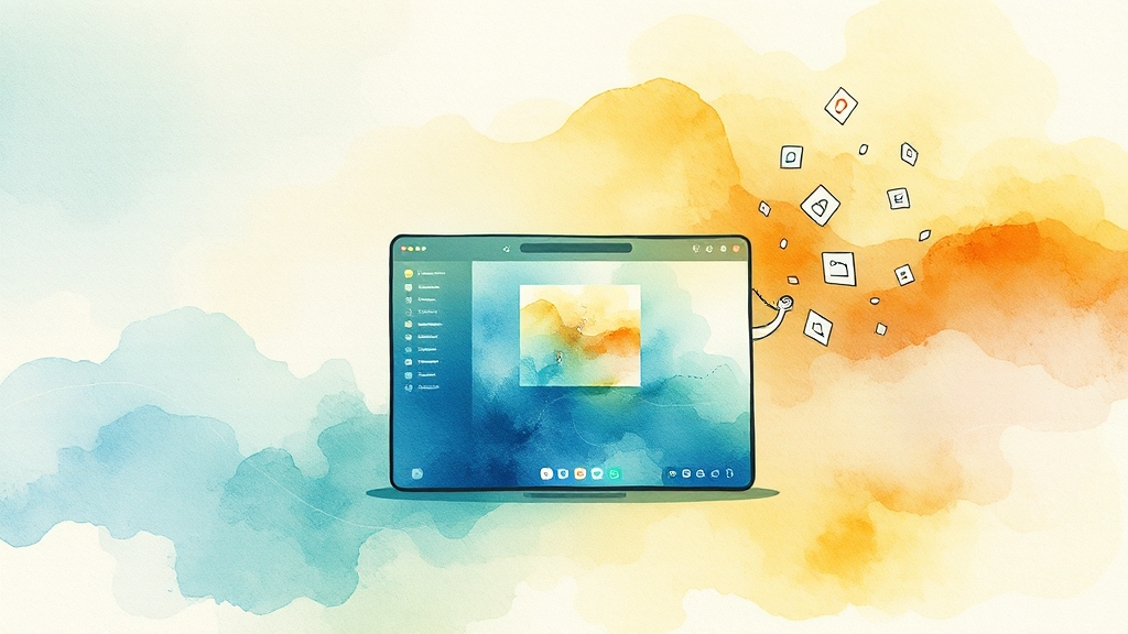 피그마 소개 및 기본 기능 (watercolor 스타일)