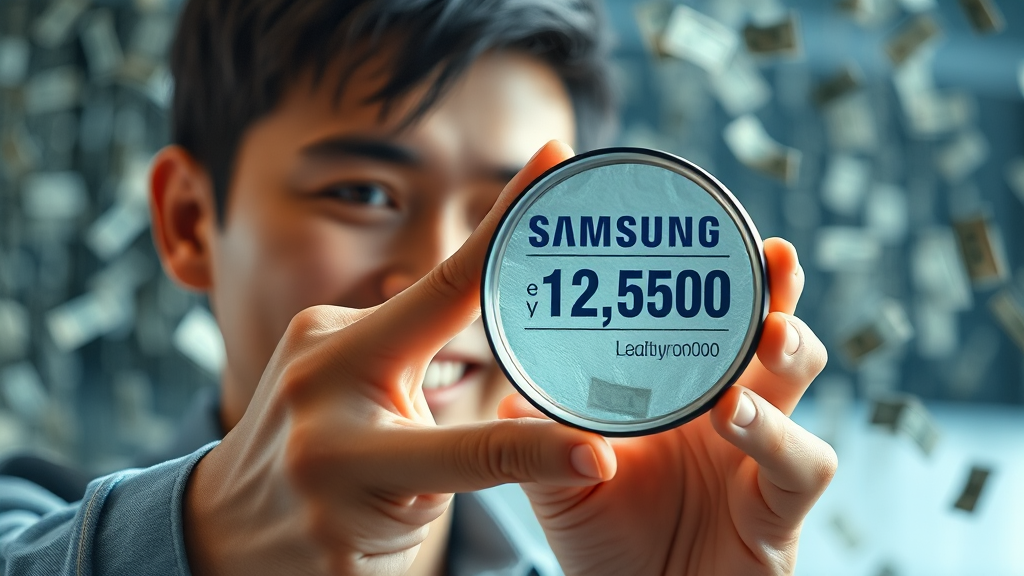 삼성전자 배당금 조회 방법 (realistic 스타일)