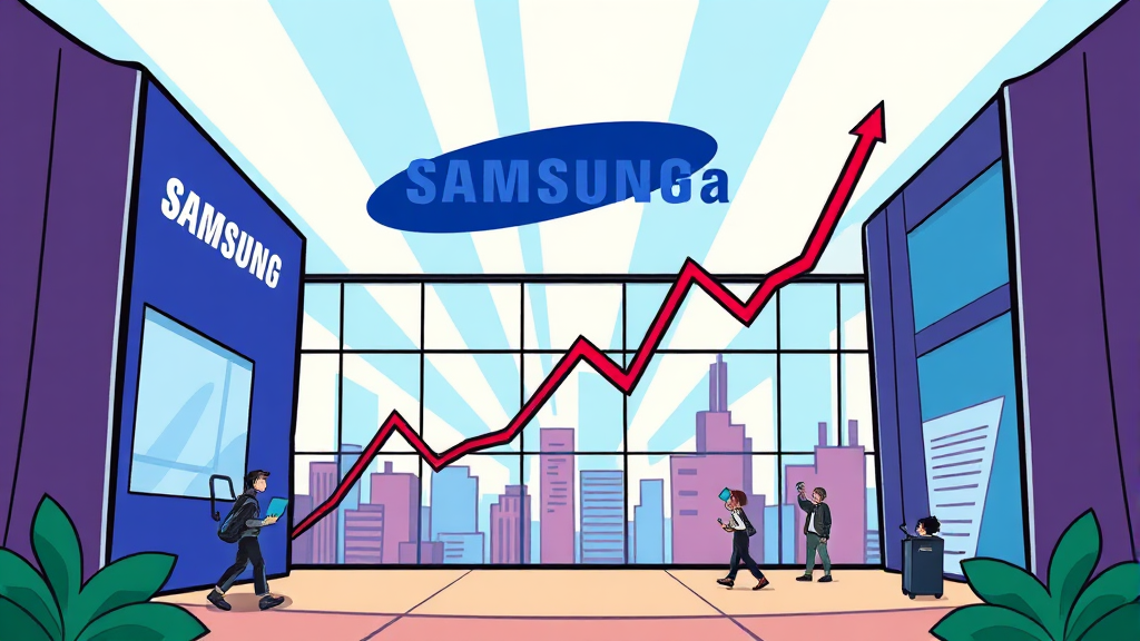 삼성전자 주가 전망 및 투자 전략 (cartoon 스타일)