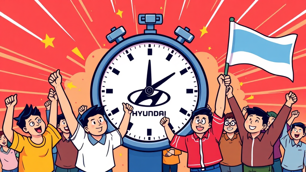 예약 방법 및 시간 공략 (cartoon 스타일)